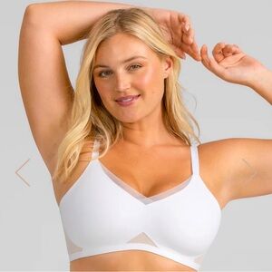 Honeylove Crossover Bra White 2X in NWOT condition